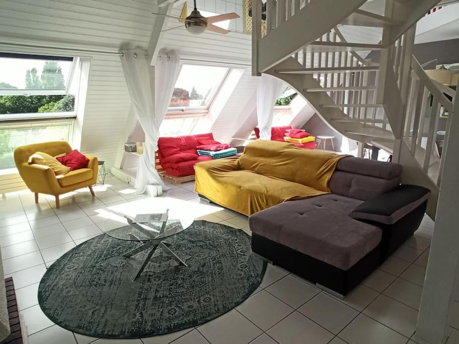 Superbe Loft 90M² Proche Parc Expo Nantes Apartment Exterior foto